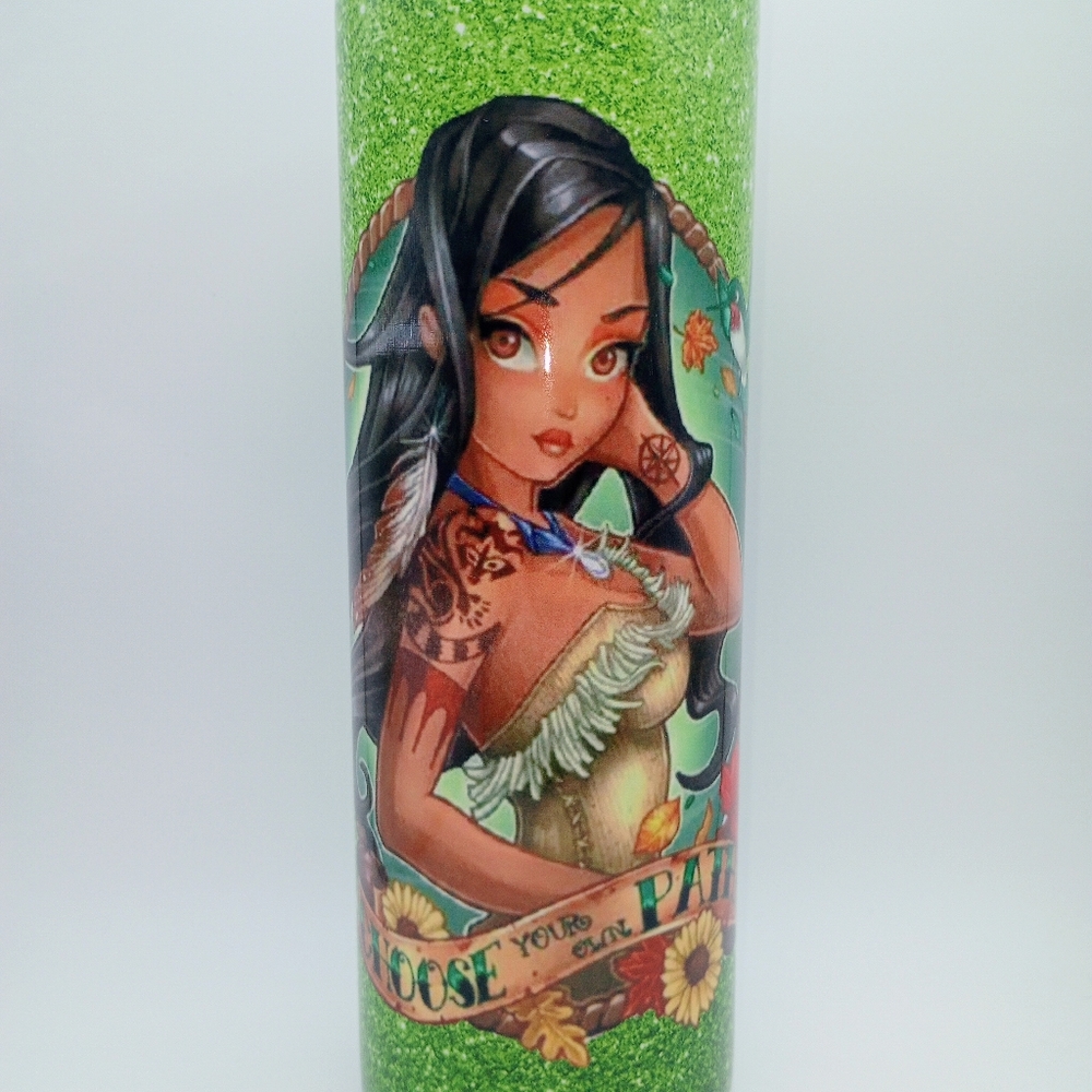 Gold Glitter Fairy Tumbler